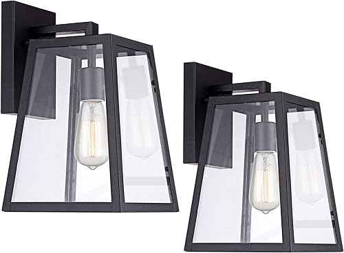 Miniatura 2 de John Timberland Arrington - Lámpara de pared de 13 pulgadas de alto para exteriores, estilo rústico, moderno, para exteriores, para porche, casa,