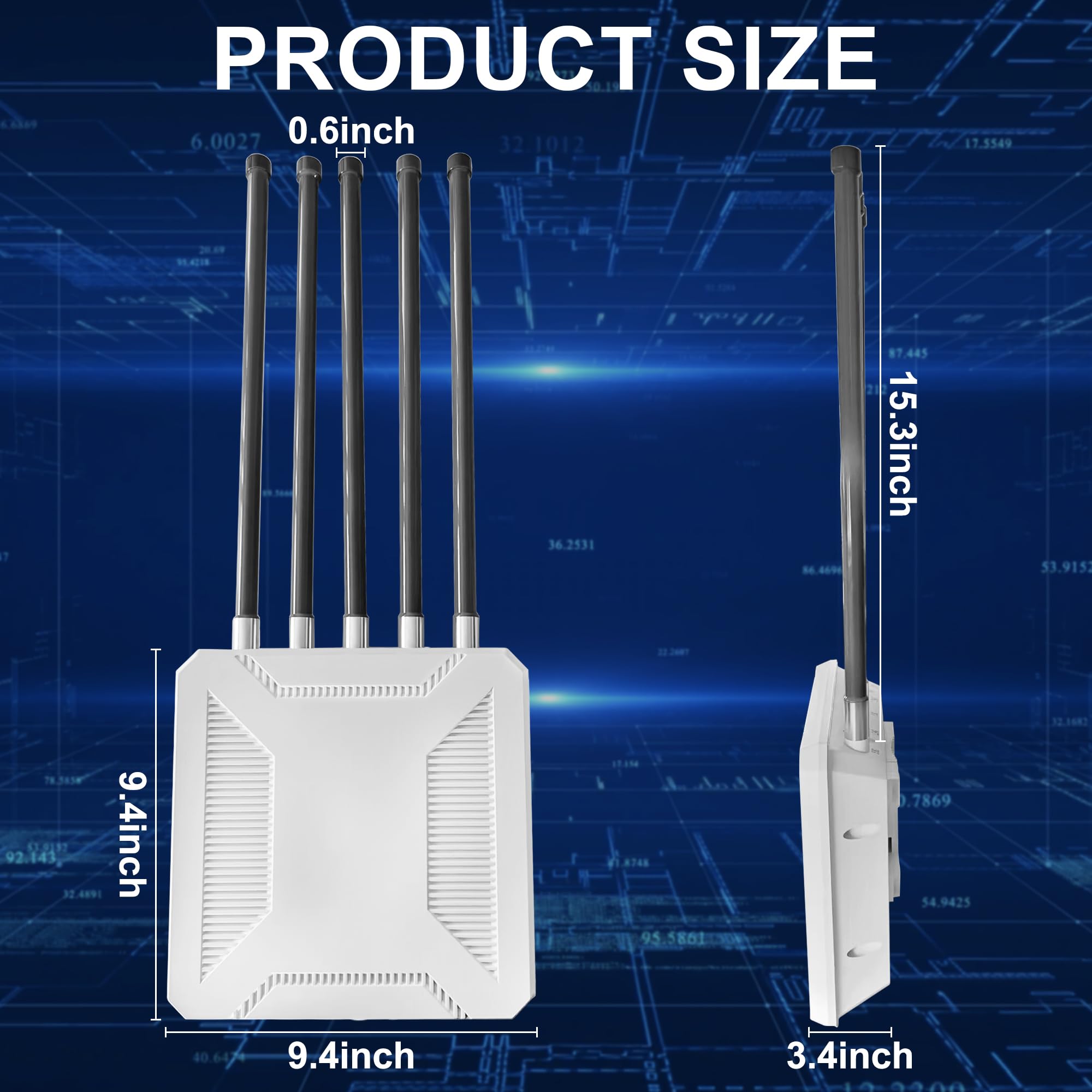 Amazon.com: Outdoor Starlink WiFi Extender for Starlink Gen 3 Router,  Starlink Signal/WiFi Repeater, 0.3KM Signal Coverage, IP65 Waterproof for  Farm/Yard/RV/Campsite (3000Mbps) : Electronics