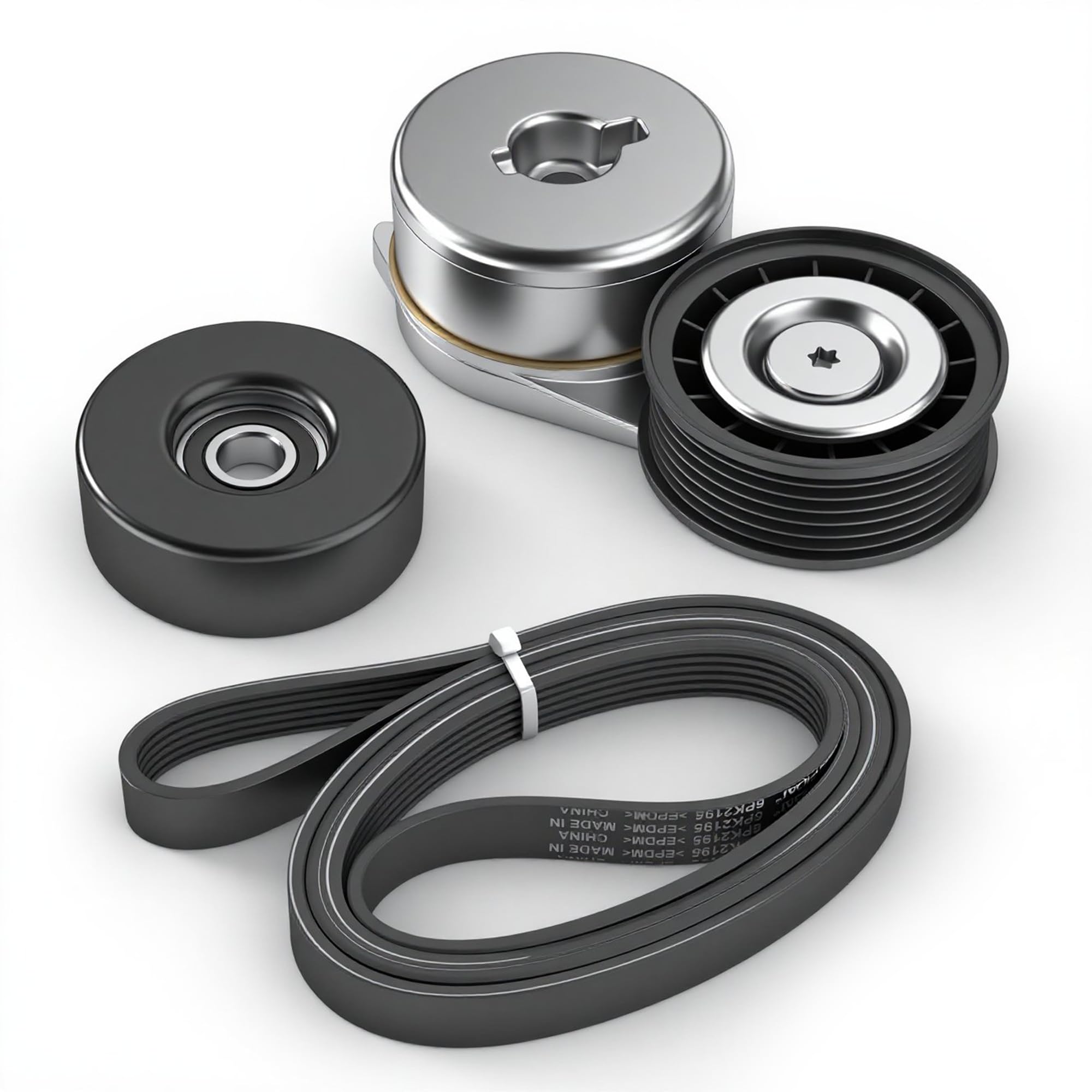 Kit de tensor de correa serpentina para Ford Explorer y Aerostar V6 4.0L 8