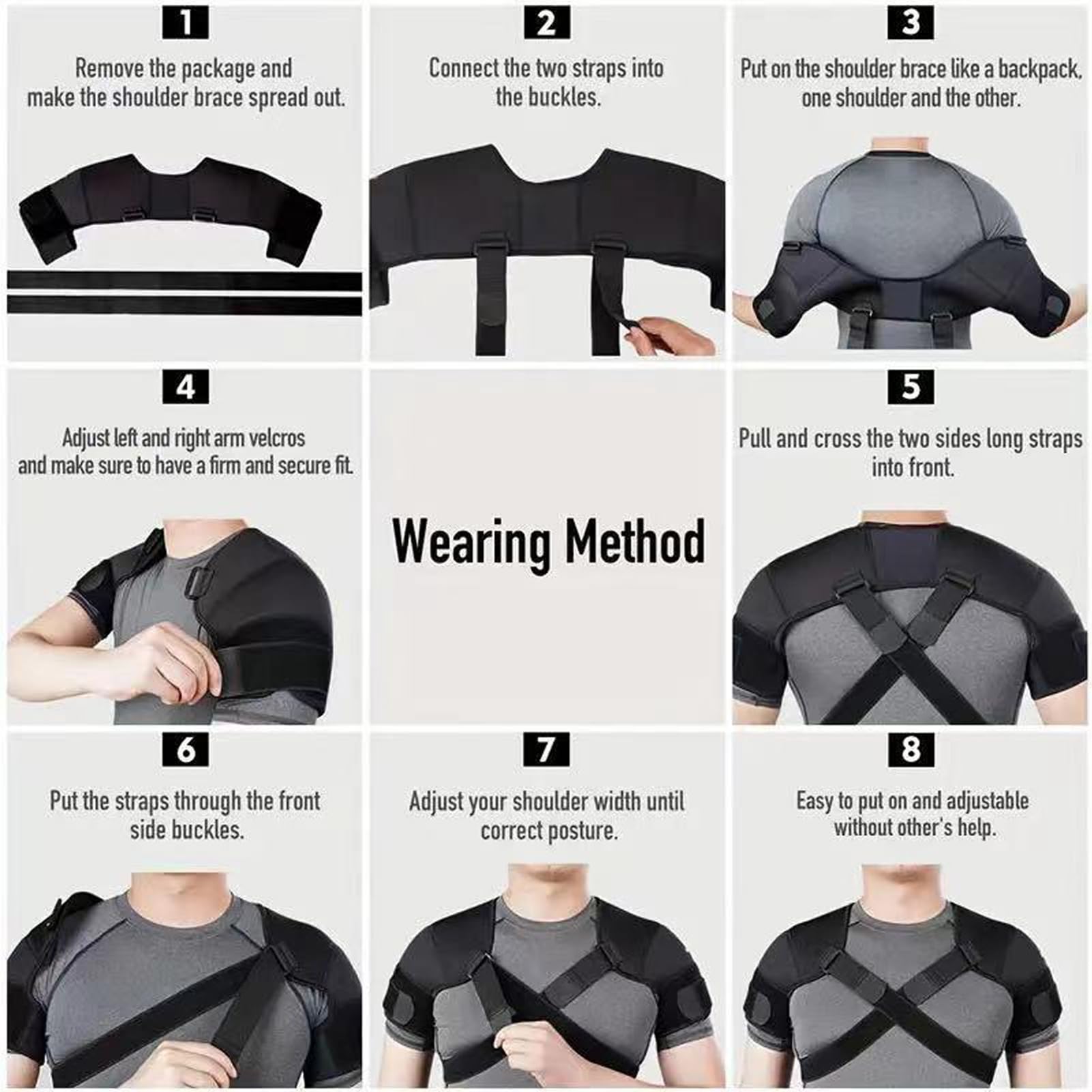 Supporto per spalle da donna, a compressione, per dispositivi di protezione dello sport, per adulti, donne e uomini