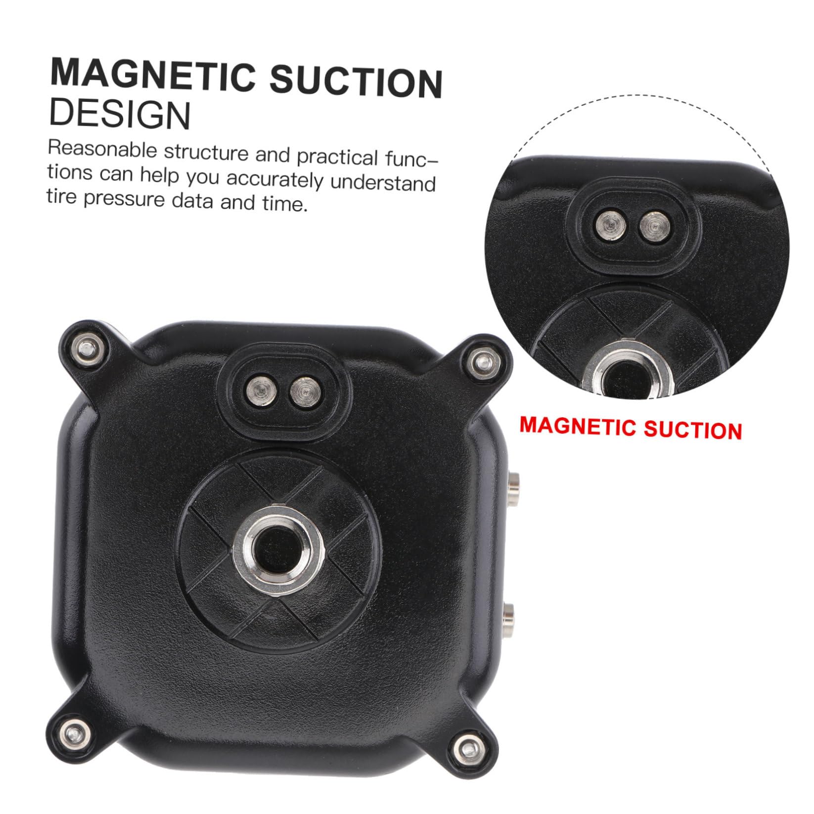 POPETPOP Sensor de Presión de Neumáticos para Motocicletas Monitoreo en Real, Material Plástico Resistente y Diseño Reducido para Uso Automotriz