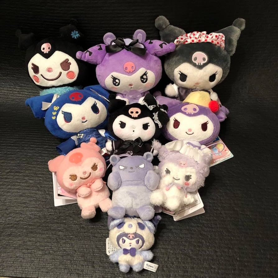 Amazon.co.jp: クロミバク マスコットぬいぐるみ 10個セット : おもちゃ