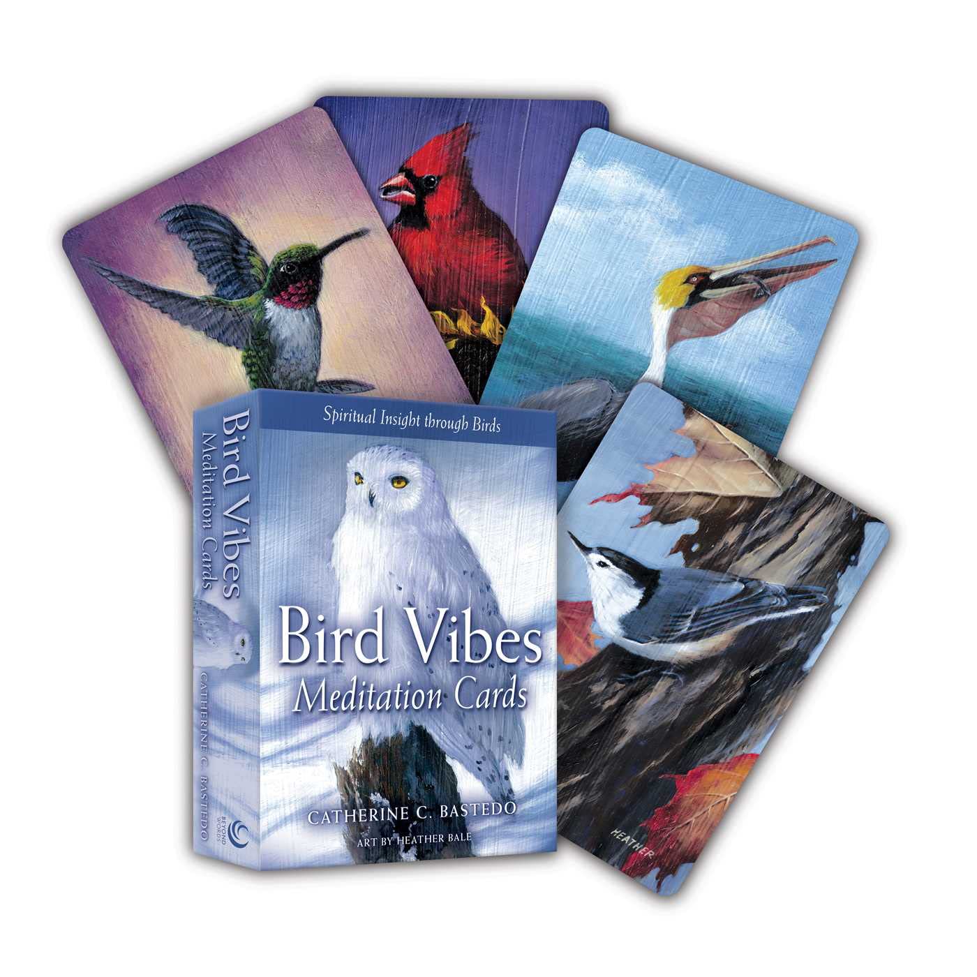 Bird Vibes Meditation Cards: Spiritual Insight Through Birds - 54 cards & 152pp guidebook