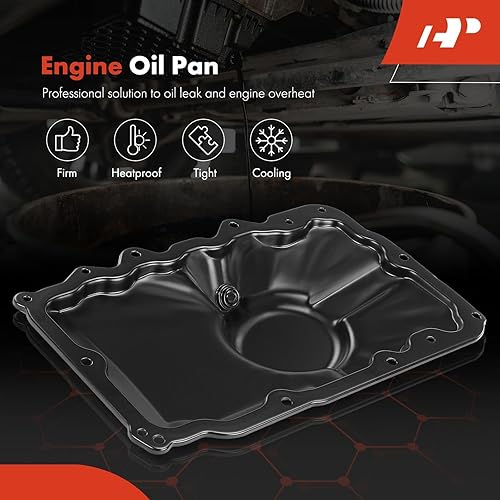 Miniatura 3 de A-Premium Cárter inferior de aceite de motor con enchufe compatible con Ford Explorer 1997-2010, Mustang 2005-2010, Ranger 2001-2011 y Mazda B4000 y