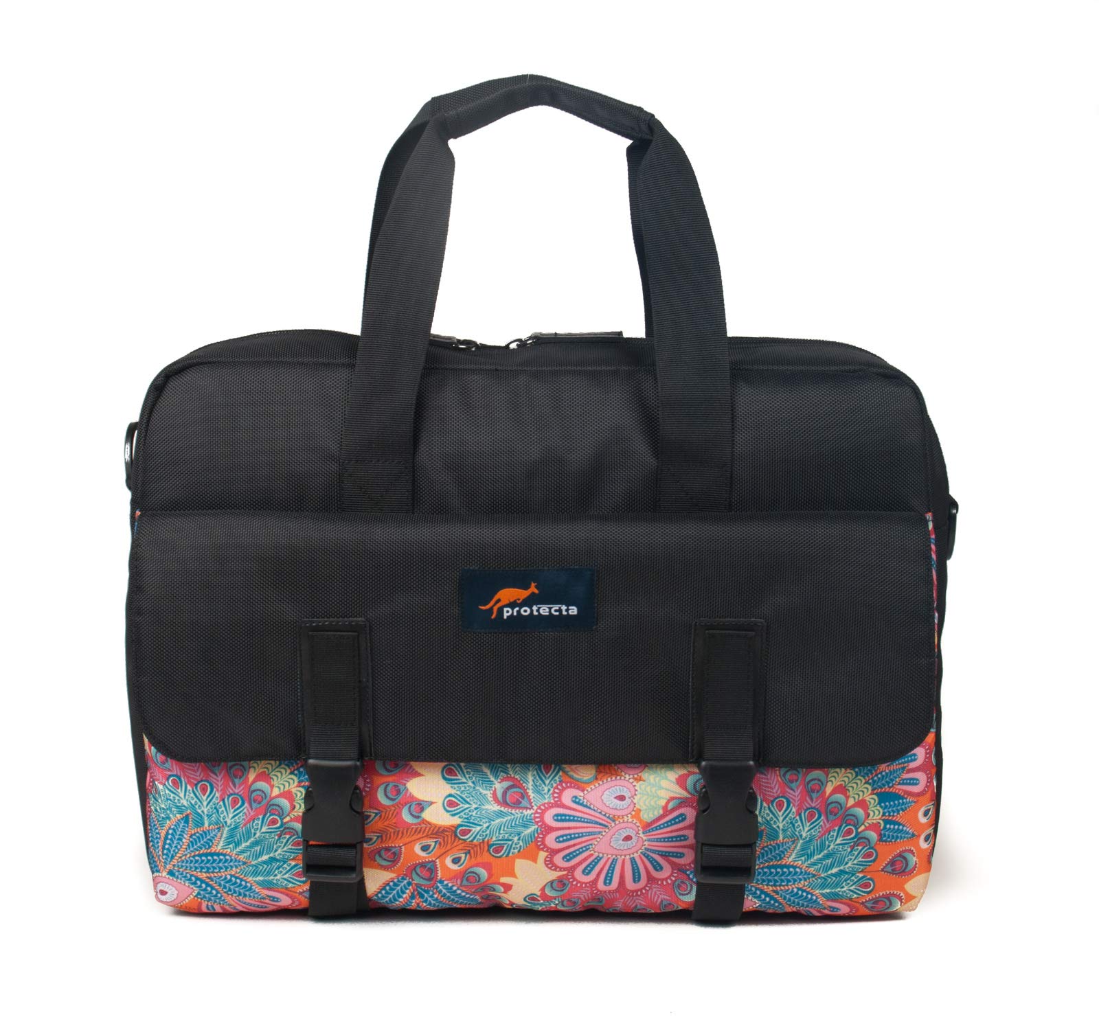 Protecta Maestro Laptop Bag - Briefcase for Laptops with Screen Size from 12 to 13.3 Inch (Black & Indian Geometric Print) (B07GNCXPHV) Amazon Price History, Amazon Price Tracker