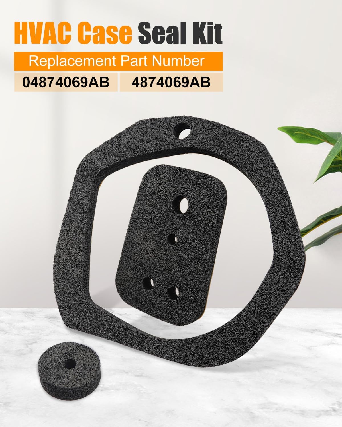 Case Seal Kit Fit for Jeep Cherokee Wrangler 1997-2001, HVAC Sealing Kit Replacement 04874069AB 4874069AB