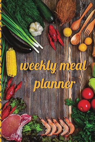 Planner pasti settimanale  Weekly meal planner  Journal 2023  Notebook  Ricettario personalizzato (Italian Edition)