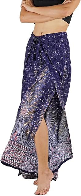 Your Cozy Women's Wide Leg Palazzo Pants for Yoga Lounge Hippie Harem Flowy Trousers Adjustable Waist Size 27-35 Inch.