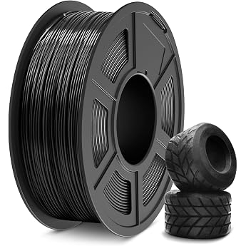 SUNLU TPU Filament TPU 95A 1.75mm Black Flexible 3D Printer Filament