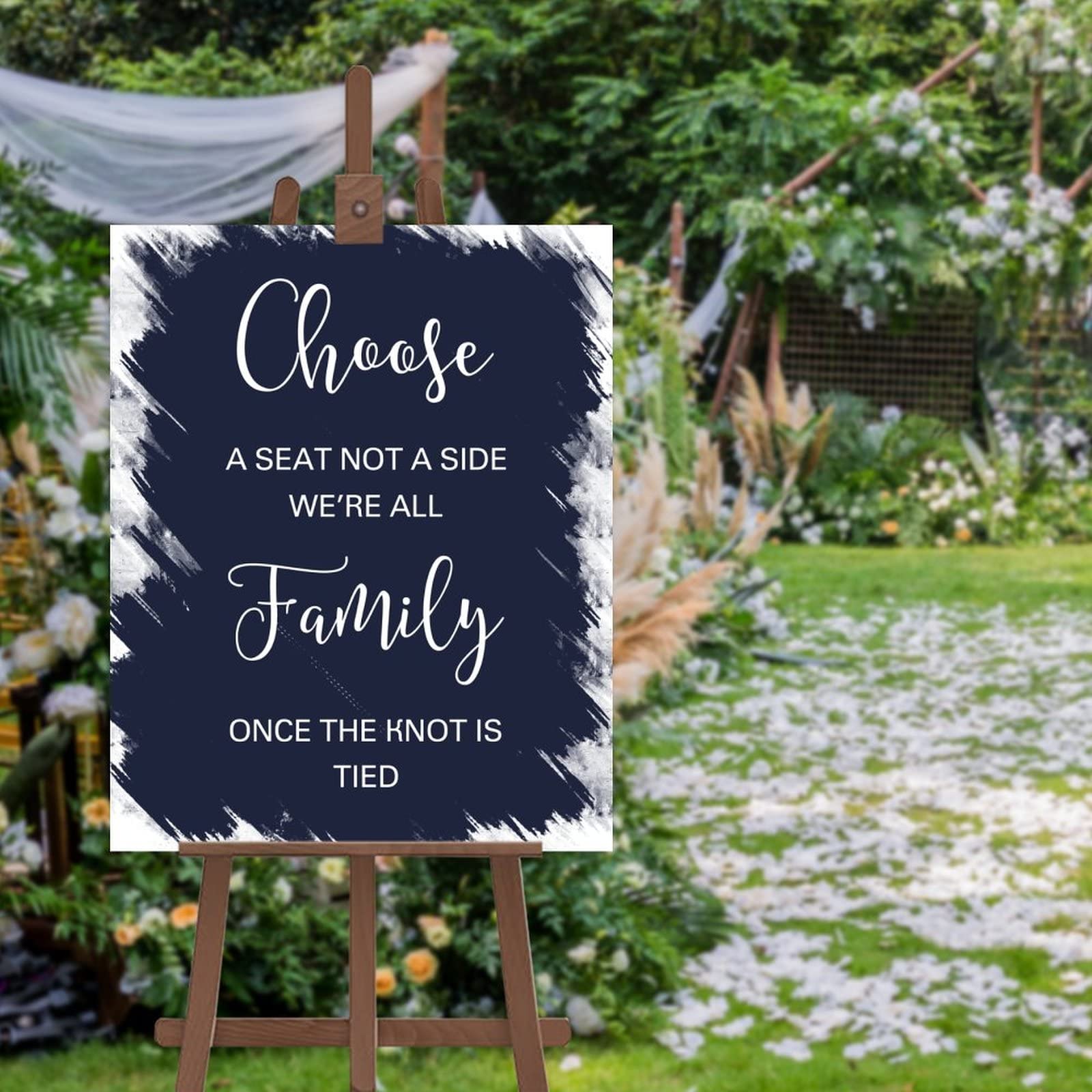 Panneau de mariage personnalisé choose a seat pour décoration de cérémonie