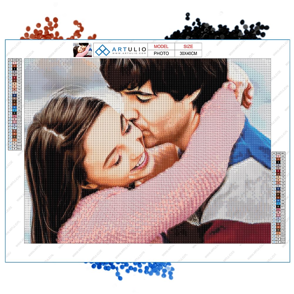 ARTULIO 5D Diamond Painting Eigenes Foto – 80x60 cm – 5D Diamant Painting Bilder