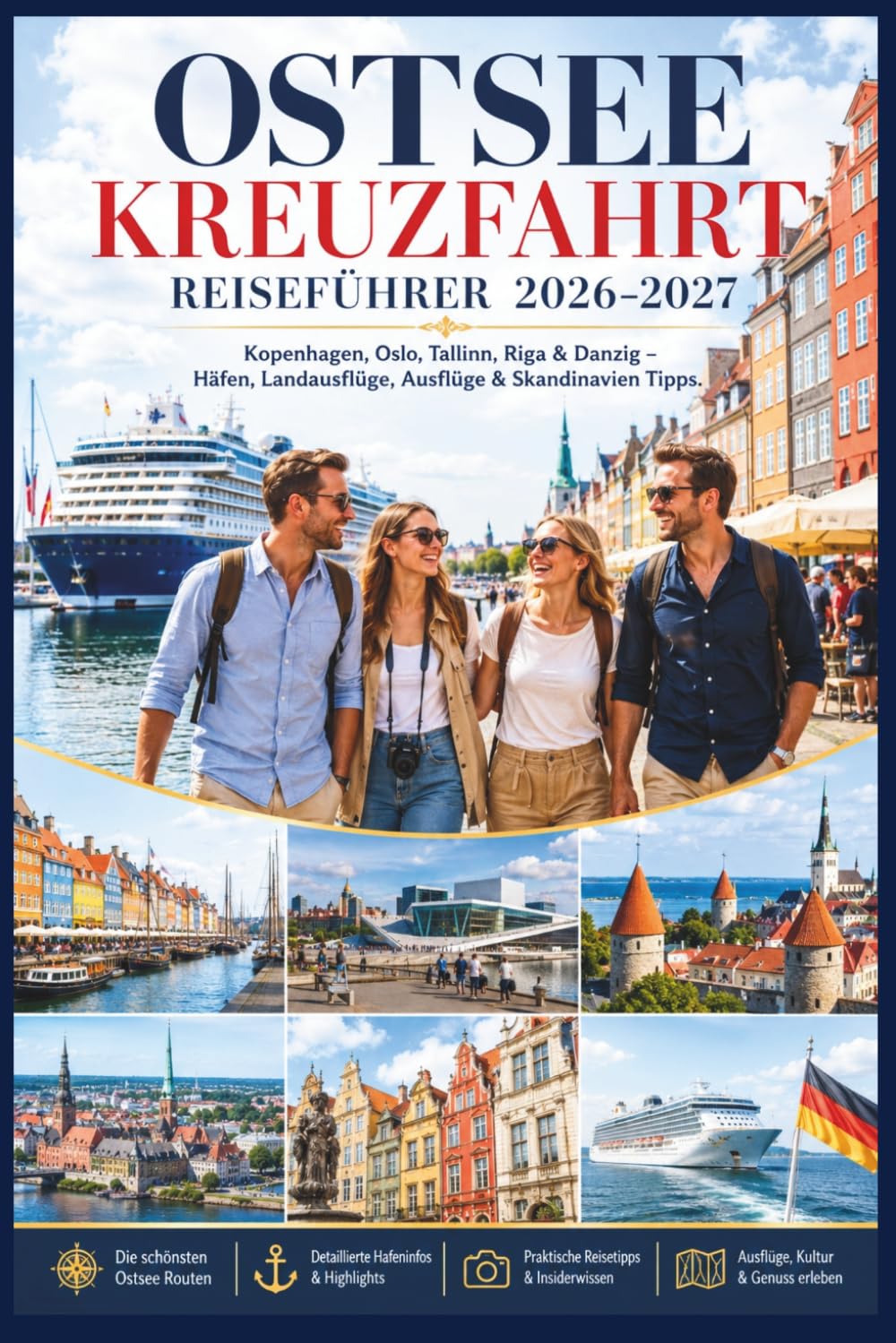 Ostsee Kreuzfahrt Reiseführer 2026-2027: Kopenhagen, Oslo, Tallinn, Riga & Danzig, Häfen, Landausflüge, Ausflüge & Skandinavien Tipps