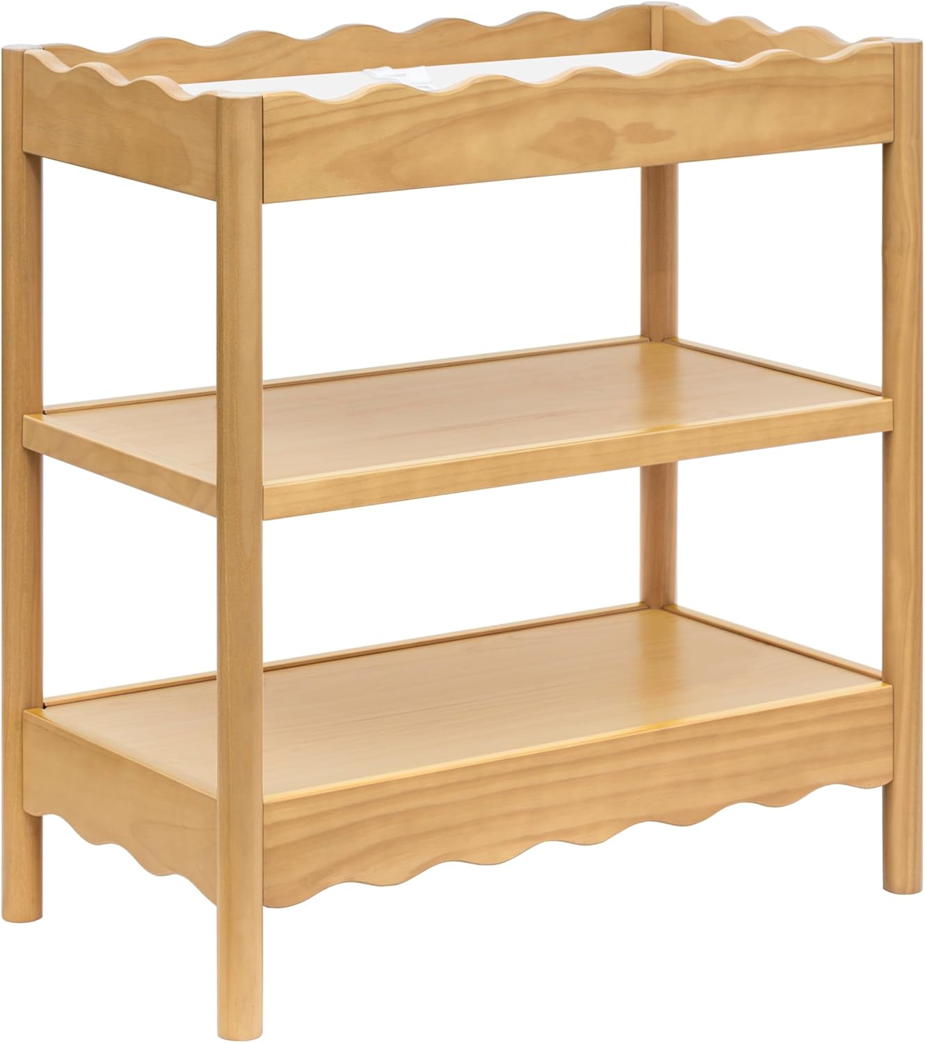 babyletto Swell Changing Table in Honey, Greenguard Gold Certified