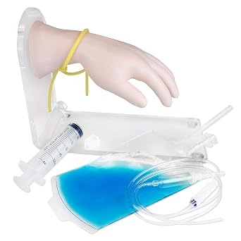VAZ800 Advance Opisthenar I.V. Injection Hand Model | Soft and Lifelike Material with Amazing Details | Injectable Metacarpal |Digital and Thumb Veins on Doral Surface