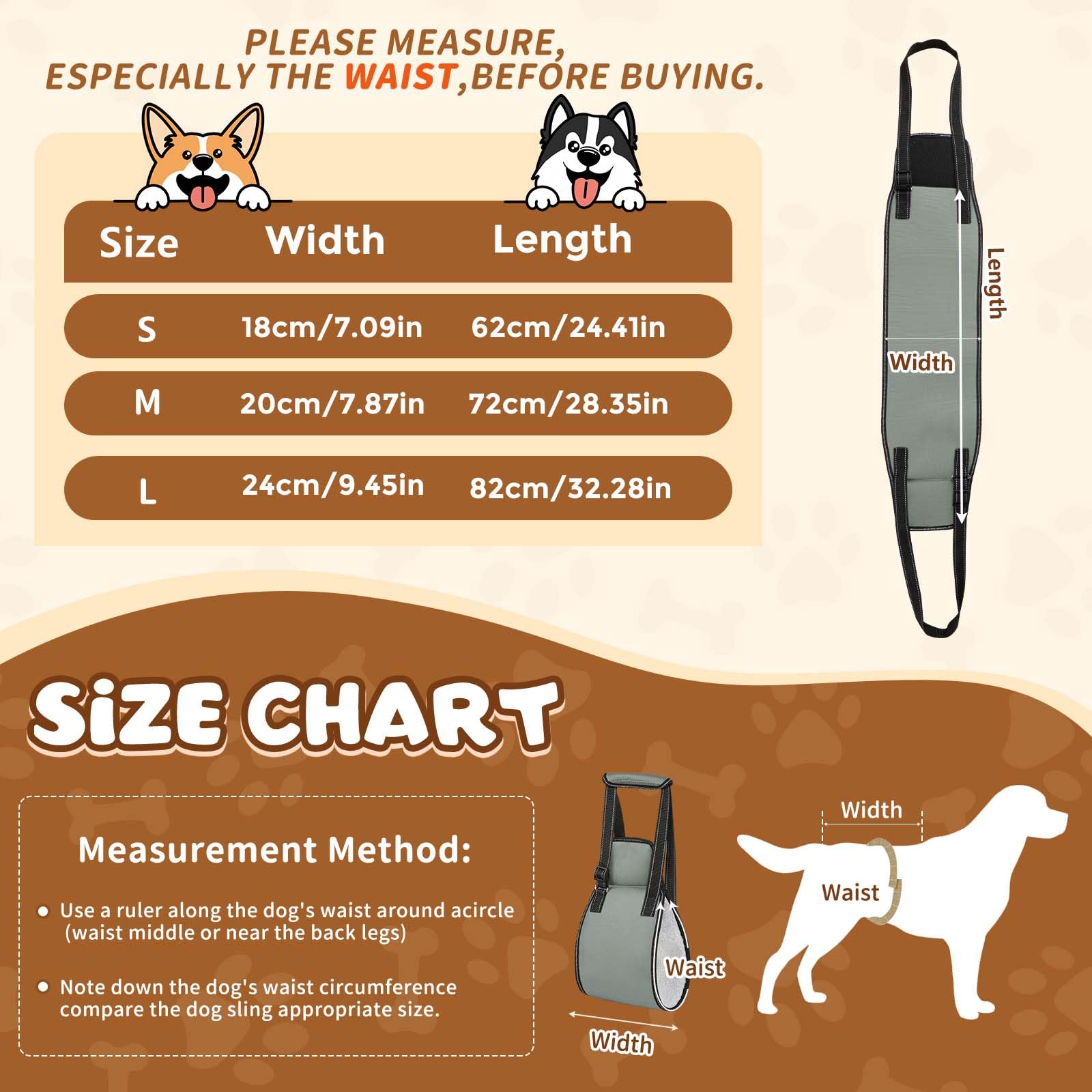 Ohcozzy Dog Sling with Handle - Image 2