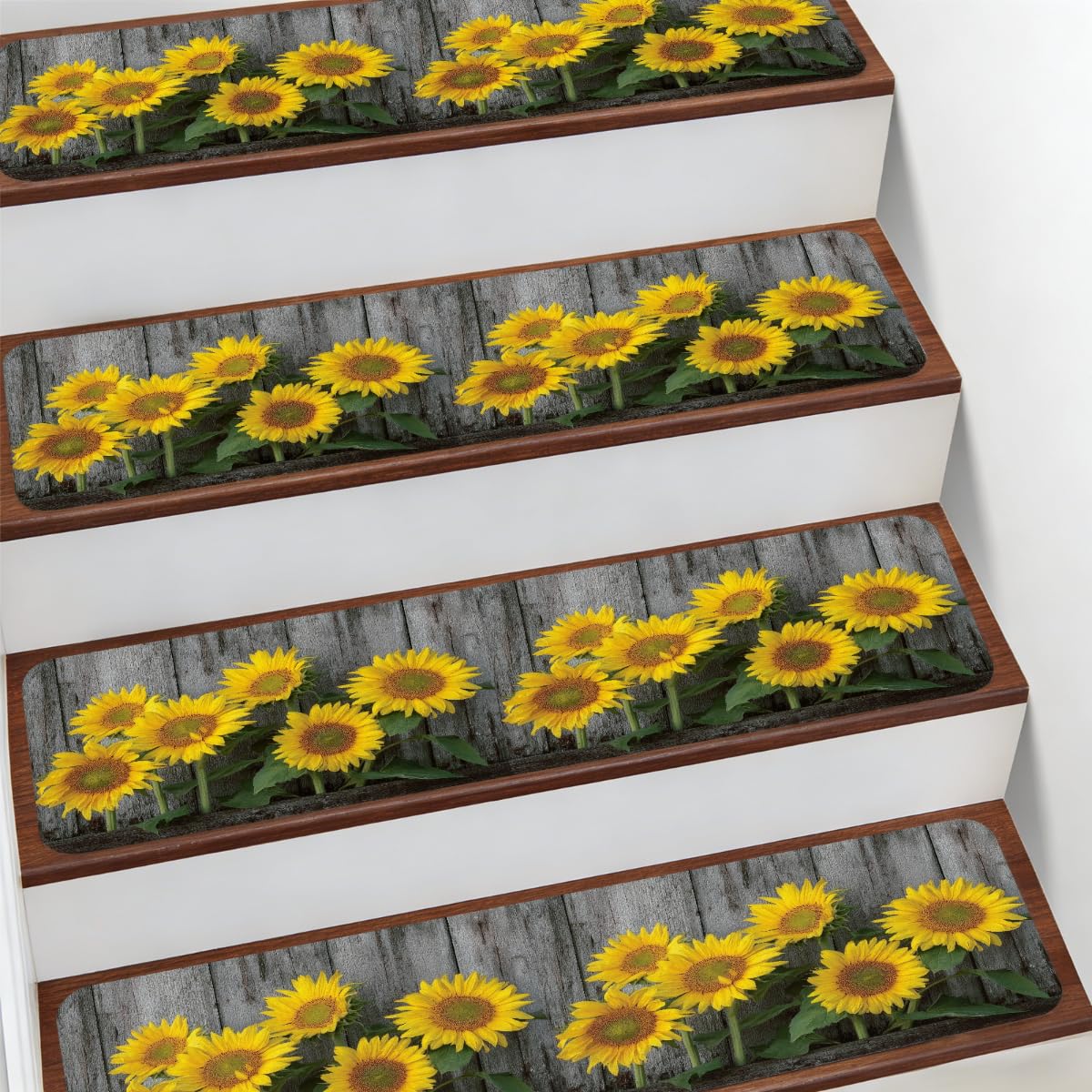 Alfombra antideslizante de 7.8 x 30 pulgadas suave para escaleras residenciales internas