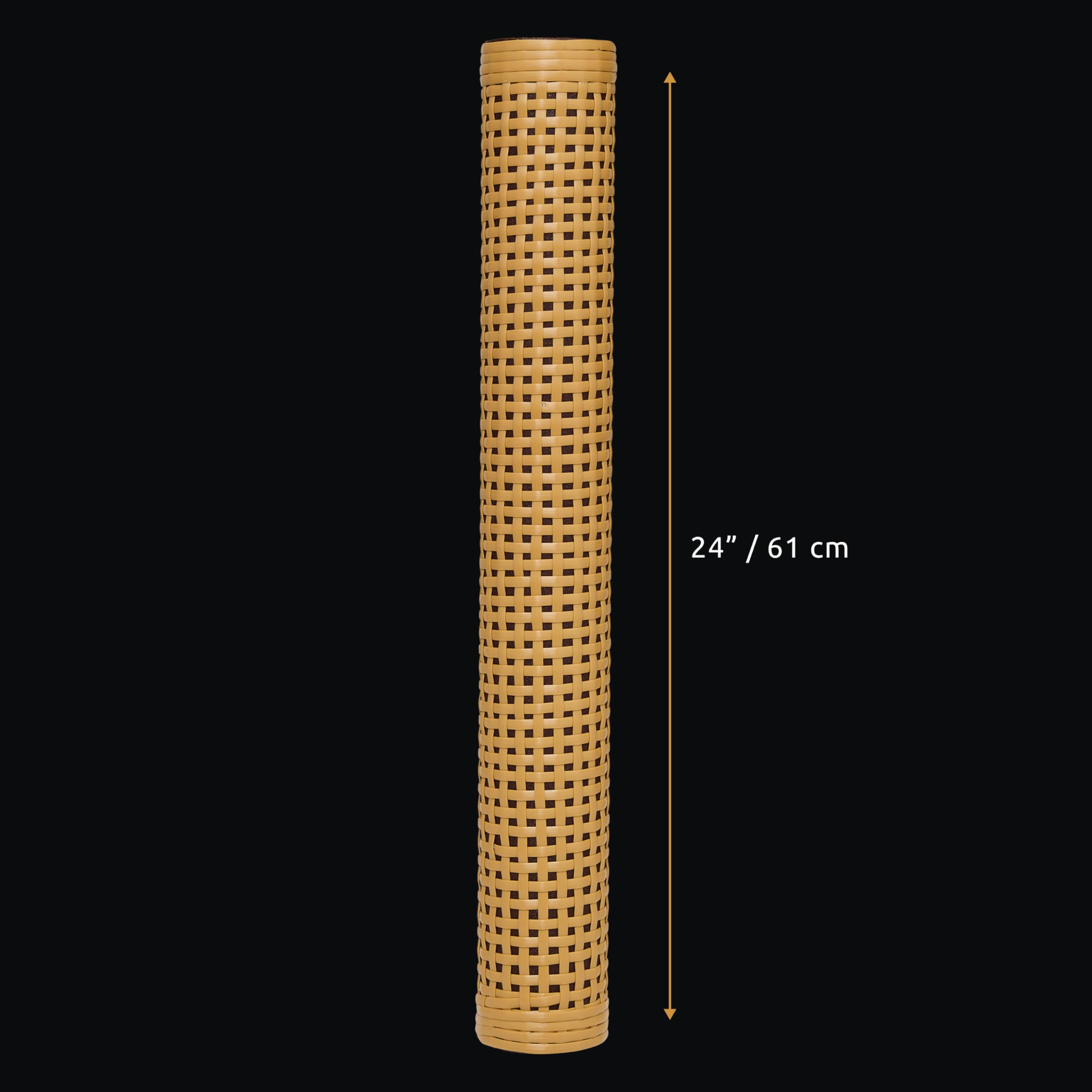 Meinl Sonic Energy Rainstick z rattanową owijką – efekty dźwiękowe wodospadu i deszczu do medytacji, jogi, kąpieli dźwiękowych, muzyki
