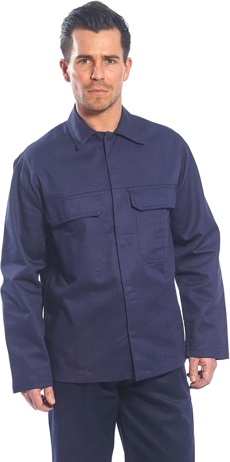 Portwest Workwear Mens Bizweld Jacket Navy XSmall