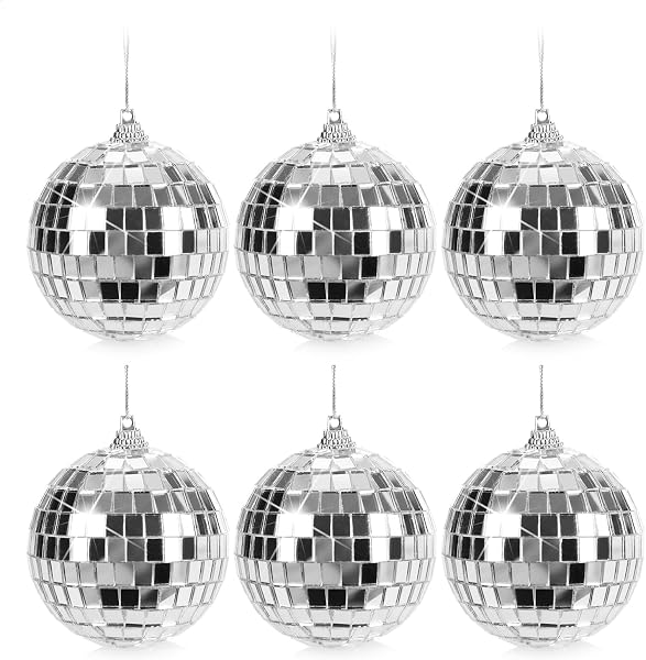 COM-FOUR® Palla da discoteca a specchio 7 cm