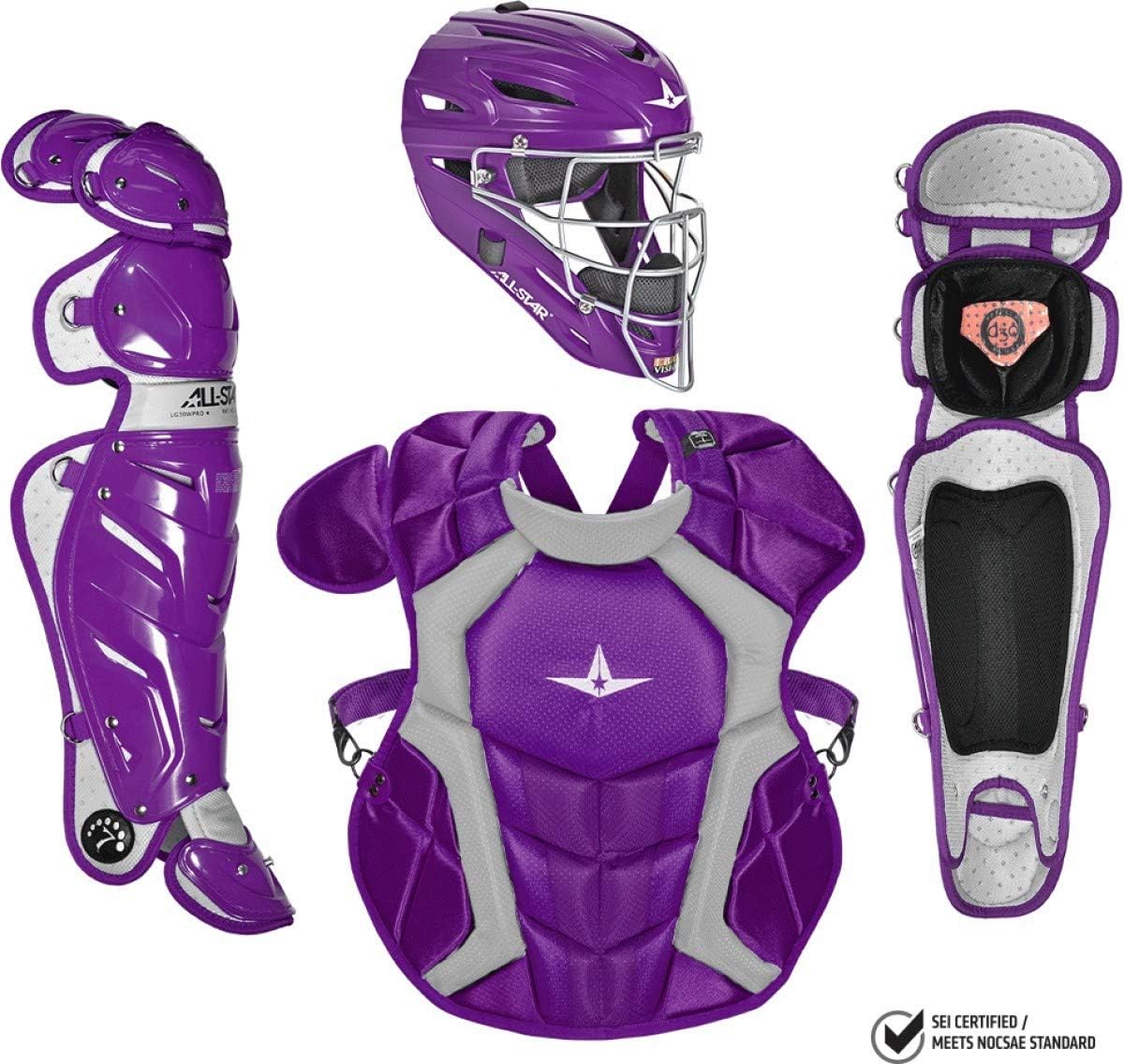 All-Star Certfied NOCSAE Professional Catcher's Kit