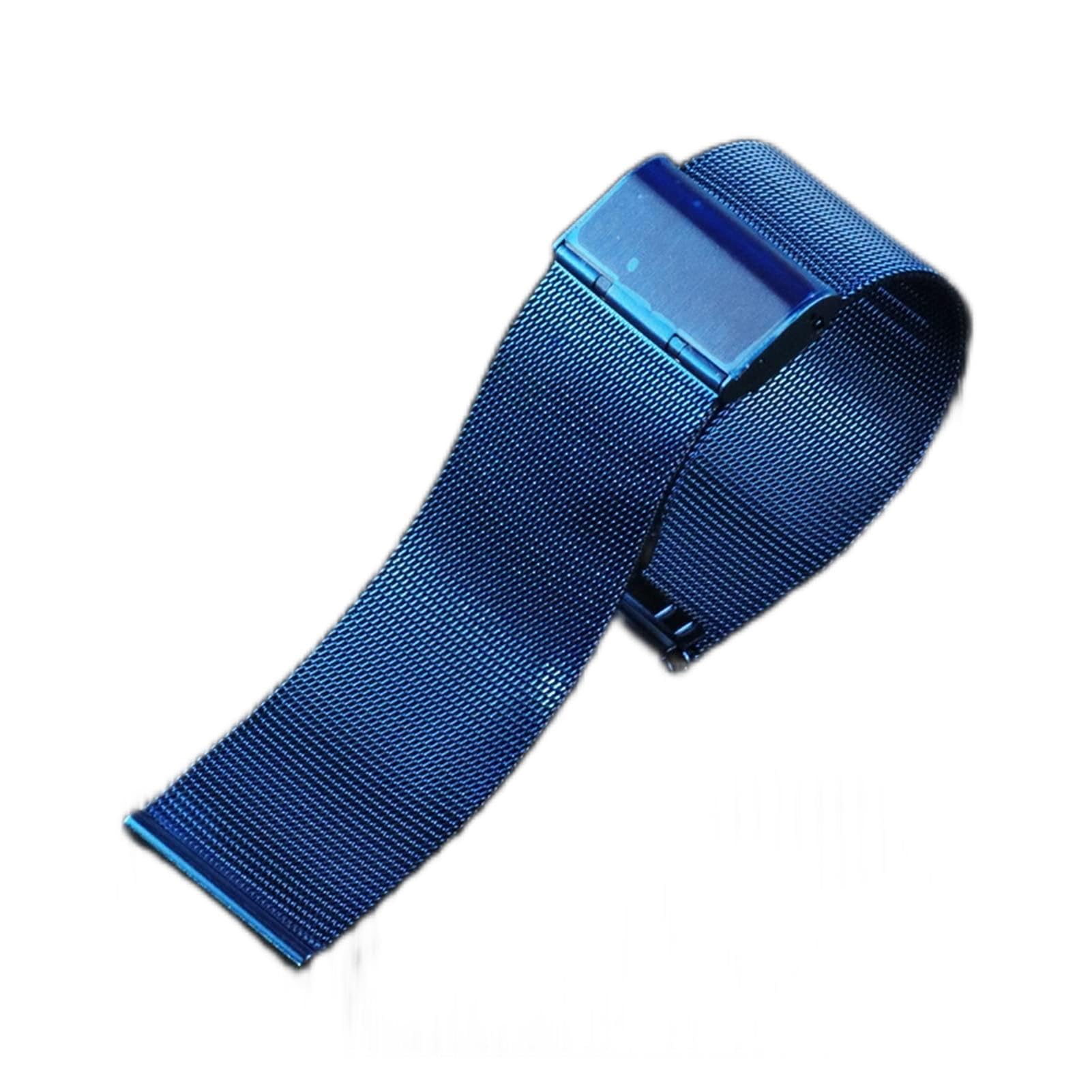 QHQQXN Correa de Reloj Correa sólida de Acero Inoxidable Tres Cuentas Relojes con Correa para Hombres y Mujeres con Accesorios 18/20/22/24/26/28/30 mm