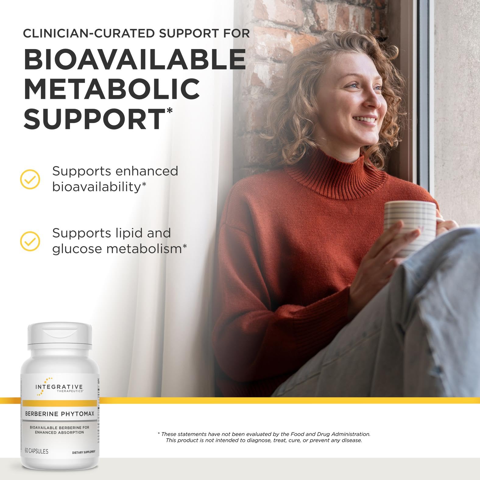 Integrative Therapeutics Berberine Phytomax Supplement, 60 Capsules — Amazon image 2