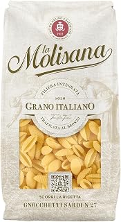 La Molisana - Gnocchetti Sardi n. 27, Pasta Classica da Solo Grano Italiano, Trafilata...