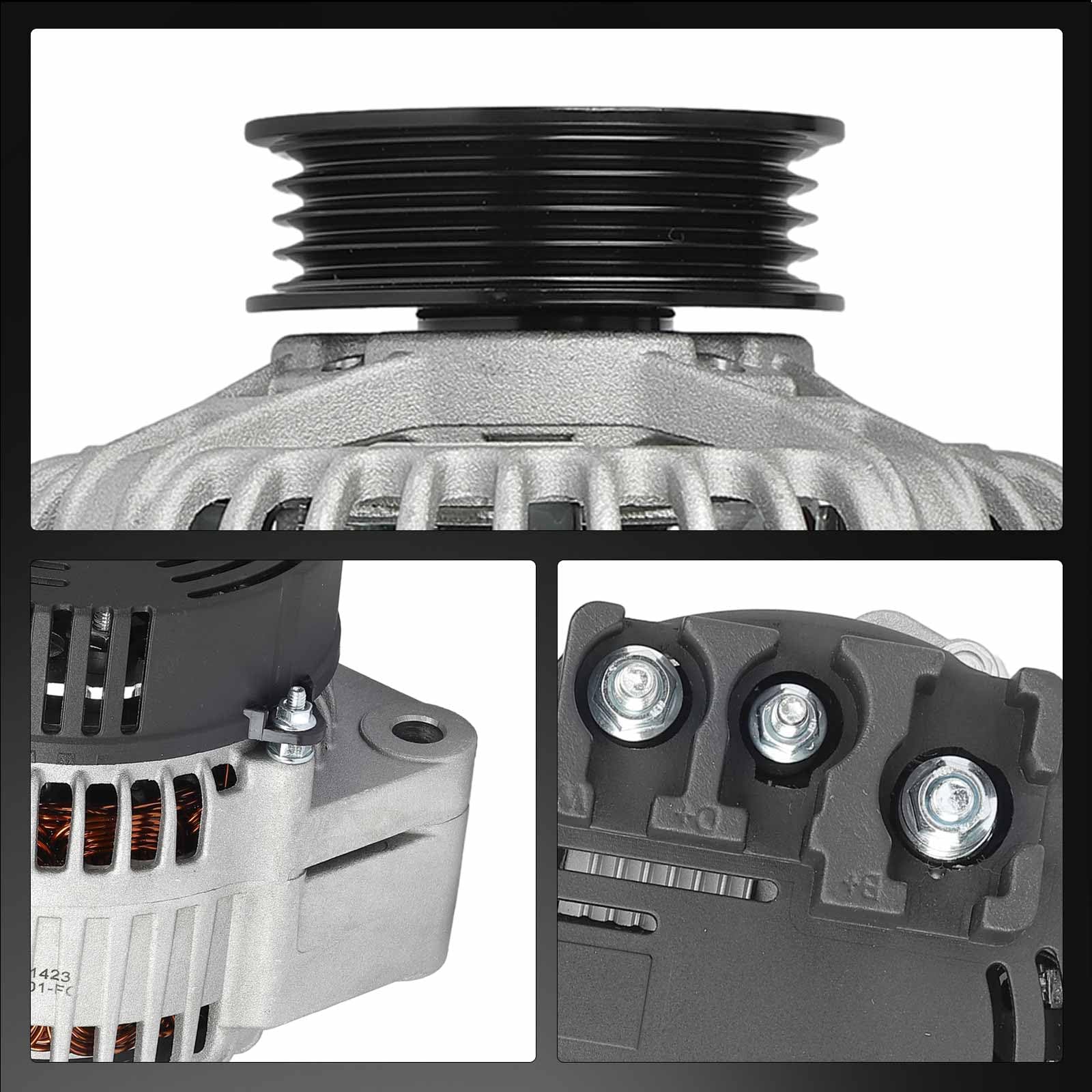 Frankberg Lichtmaschine Generator ohne PHIN Kompatibel mit Cabrio 450 0.6L-0.8L 2000-2004 Fortwo Cabrio 450 0.7L 0.8L 2004-2007 Roadster 452 0.7L 2003-2005 Replace# 63321658