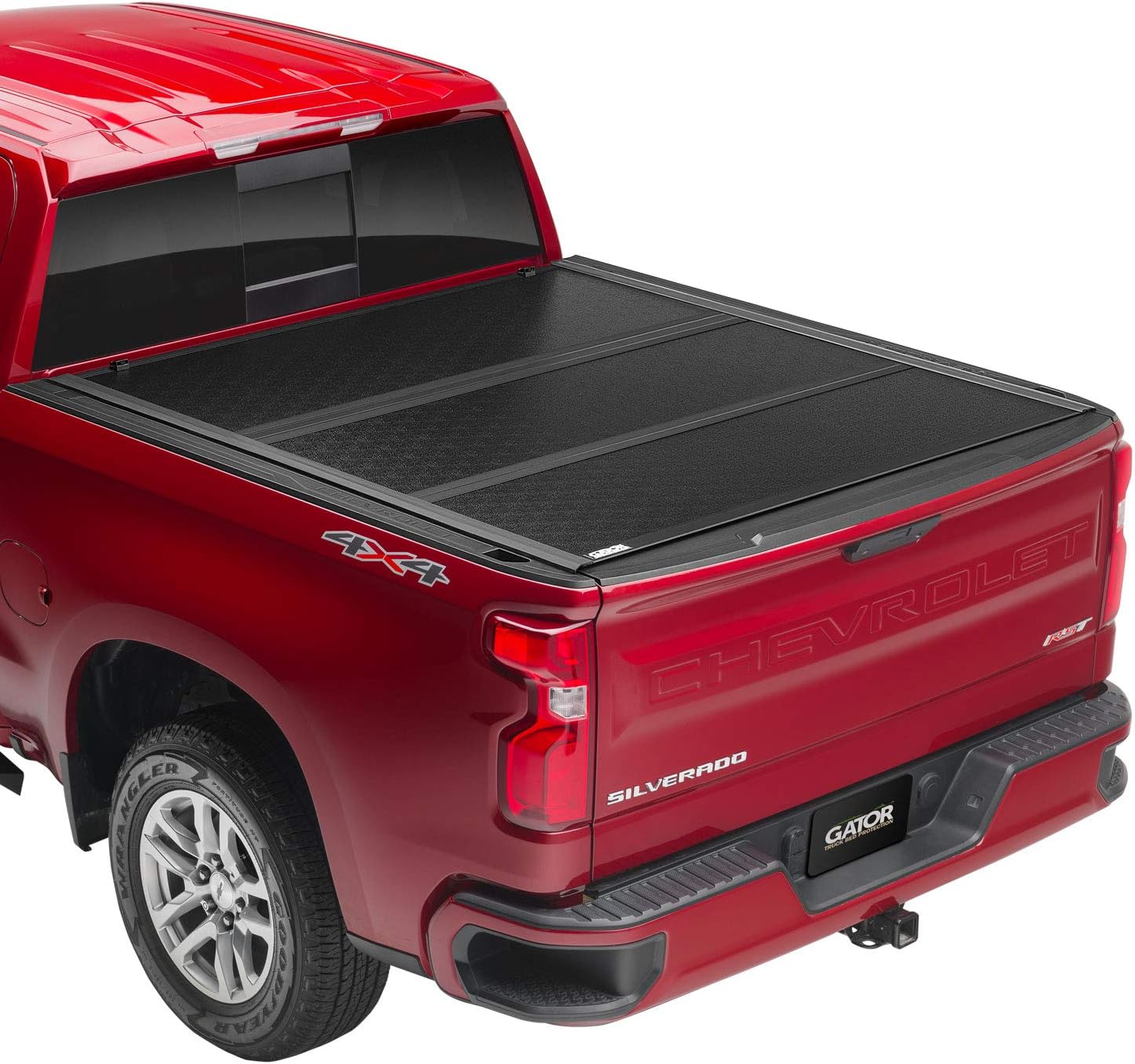 Amazon Com Gator Efx Hard Tri Fold Truck Bed Tonneau Cover Gc14019 Fits 2014 2018 2019 Ltd Lgcy Chevy Silverado Legacy Gmc Sierra Limited W Rail System 6 6 Bed Made In