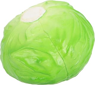 1Pc Realistic Fake Cabbage Ornament for Home Kitchen Decor Lifelike Artificial Vegetable Decoration for Hotels Parties and Educational Play