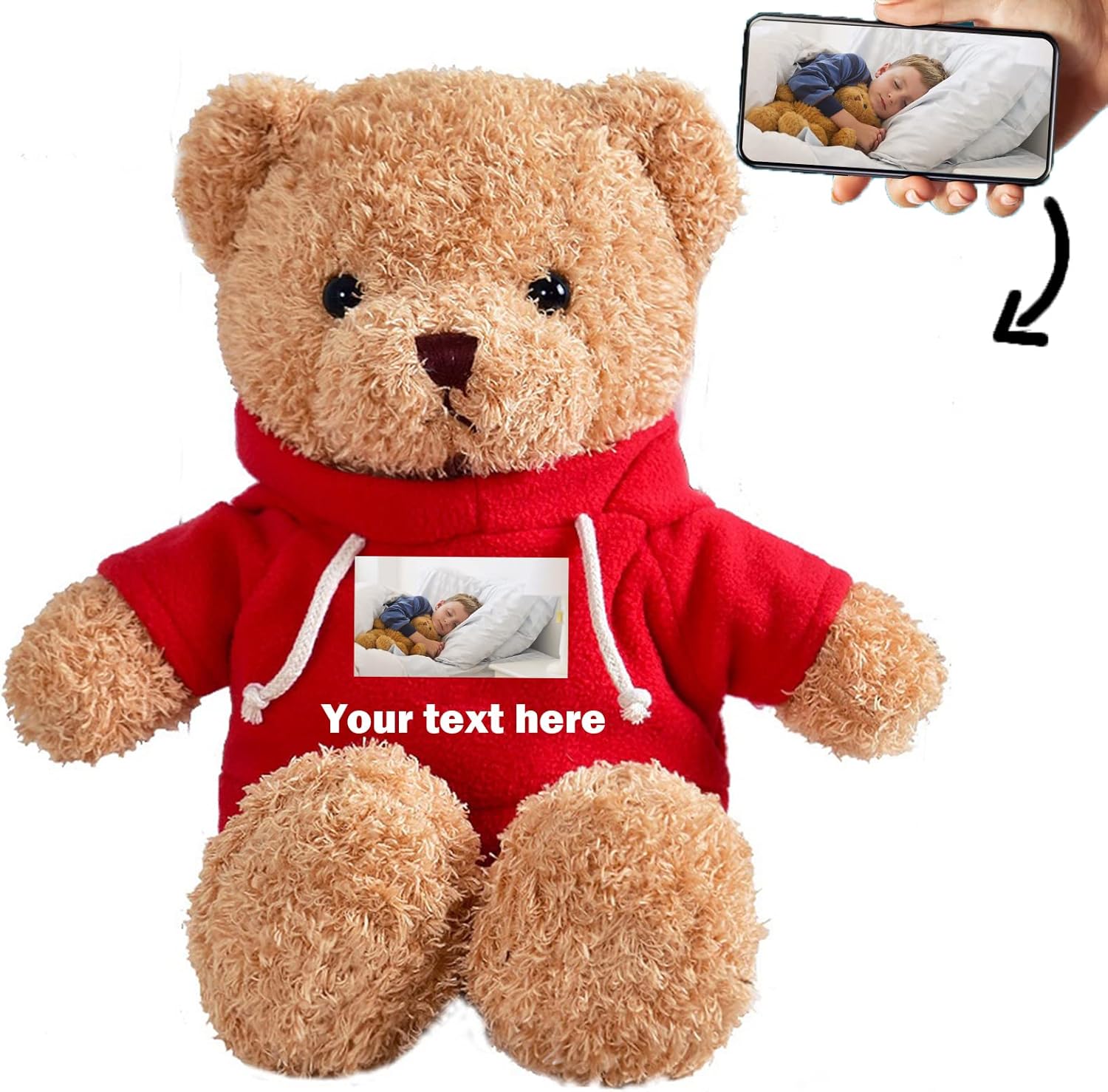 ADORSUN Teddy Bear Plush Toys, Personalized Stuffed Bear