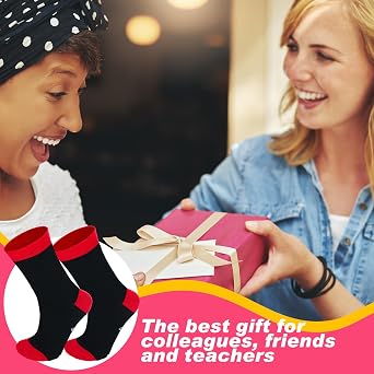 Xtinmee 12 Pairs Employee Appreciation Gift Socks Bulk