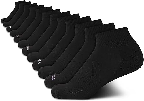 Nautica Calcetines para mujer Paquete de 12 calcetines acolchados que absorben la humedad para mujer con soporte de arco Calcetines para mujer