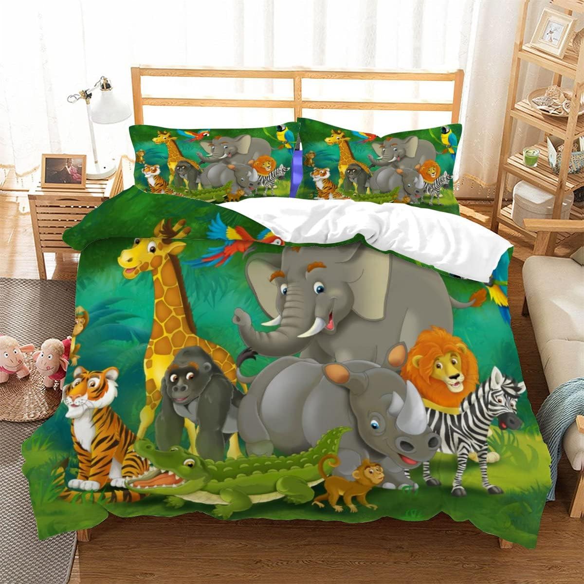 3D Printed Duvet Quilt Cover Owl Pattern Printed Bedding Duvet Cover with Zipper Closure Soft Microfiber（78"X78"）
