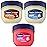 Vaseline Lip Therapy Variety 3-Pack - Original, Rosy Lips, Cocoa Butter Lip Balm Moisturizers in Mini Jars, 0.25 Oz Ea