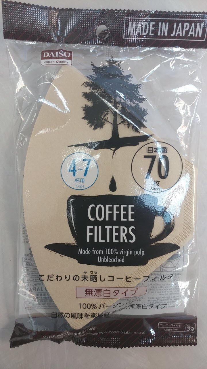 コーヒーフィルター || 70枚入り || コーヒー 4～7杯用