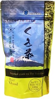 Takaokaya Kukicha Twig Tea - 3.52 oz (100g) - Authentic Japanese Stem Tea/Green Tea - Product of Japan