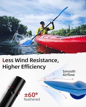 Abahub Adjustable Kayak Paddle 210-230 cm/ 230-250 cm