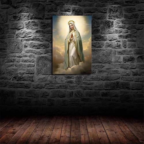 Miniatura 2 de Póster artístico religioso de la Santa Virgen María y Virgen María, impresión de pintura de estética moderna, sala de estar, dormitorio, oficina en