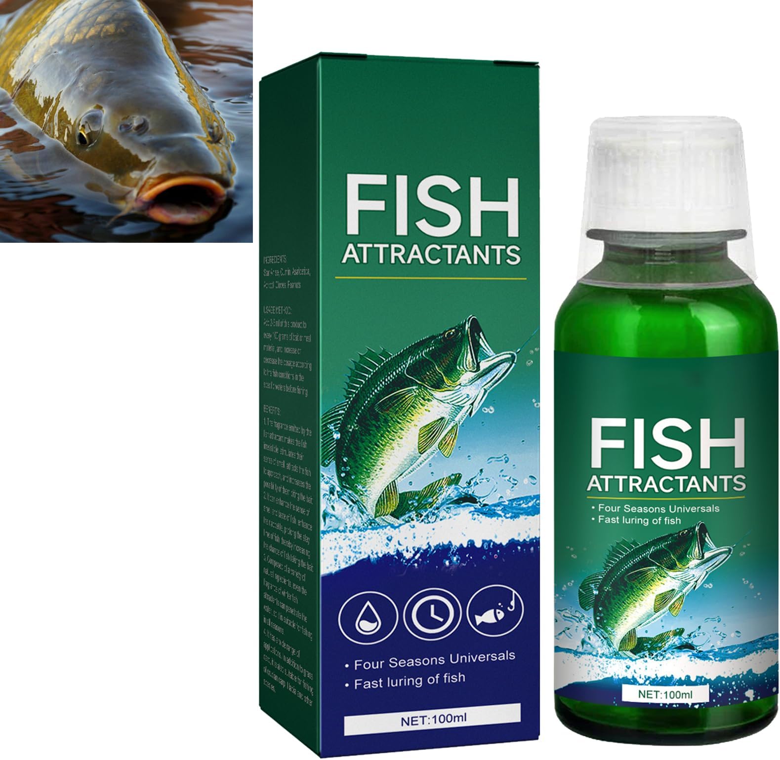 Bait Fish Additive,Red Liquid Fish Attractant,High Concentration Attractive Smell Fishing Bait,Scent Fish Attractants,Bait Fishing Agent,Fishing Lure Bait Attractant Spray for Cod,Carp,Bass