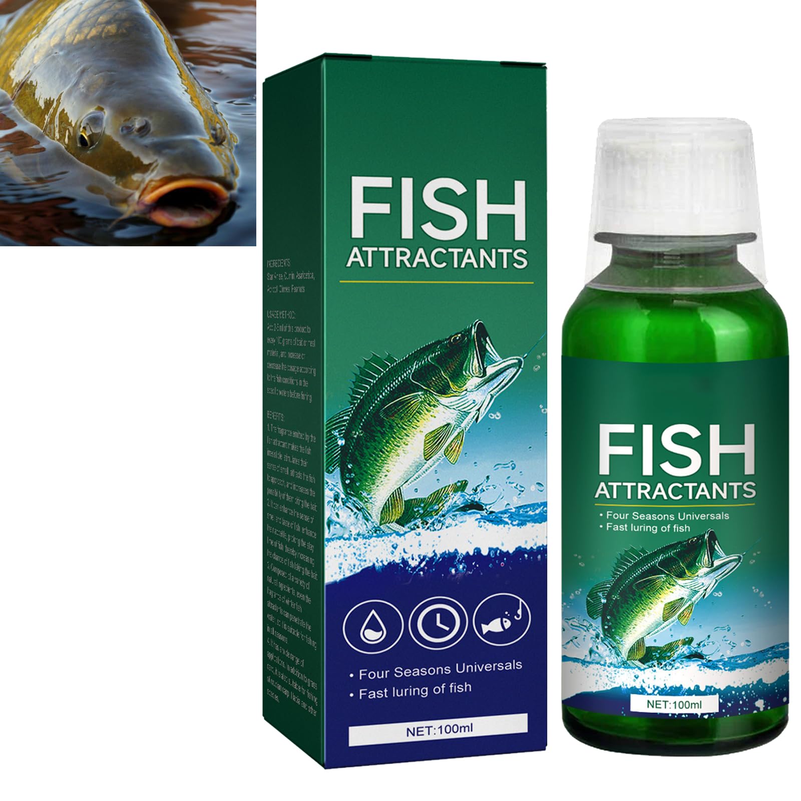 Bait Fish Additive,Red Liquid Fish Attractant,High Concentration Attractive Smell Fishing Bait,Scent Fish Attractants,Bait Fishing Agent,Fishing Lure Bait Attractant Spray for Cod,Carp,Bass