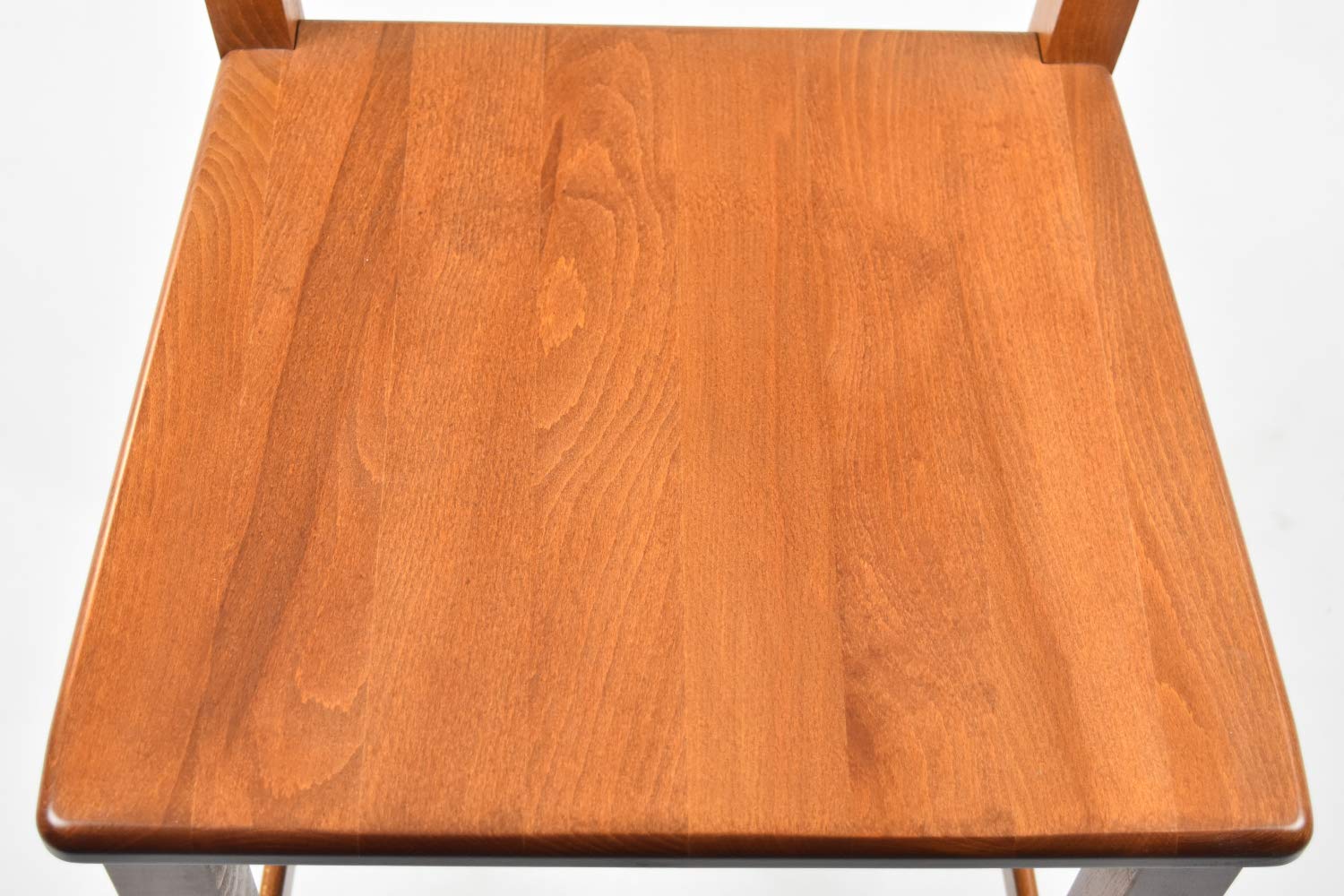 Tommychairs - Set 4 sillas Silvana para Cocina y Comedor, Estructura en Madera de Haya Color Nuez Claro y Asiento en Madera