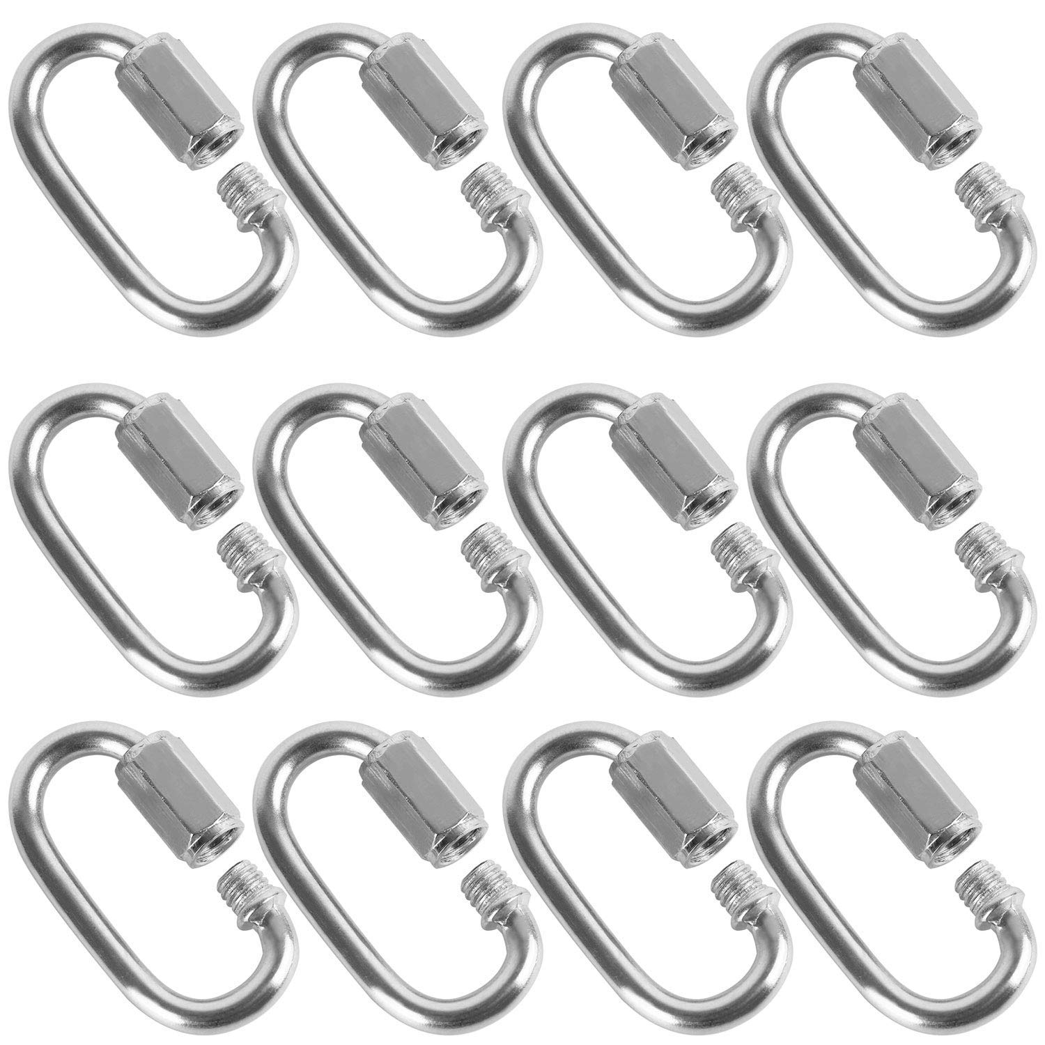 Snapklik.com : KINJOEK 12 Packs M6 6MM 1/4 Inch Quick Link Stainless ...