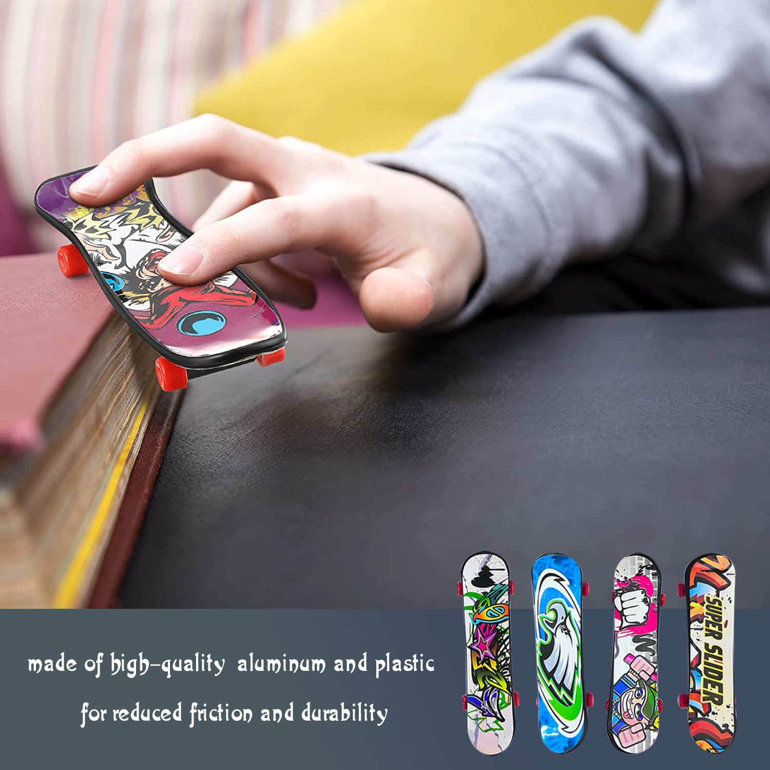 20 Fingerboards Mini Skateboards - 9.5cm Cadeaux Party Collection