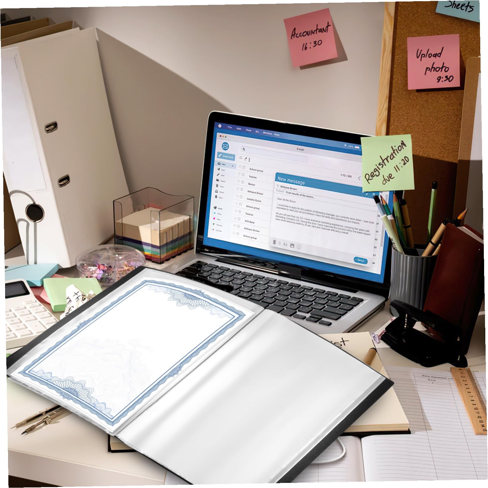 Homoyoyo 3 pezzi Portfolio Organizer Documenti con Tasche Plastica Raccoglitori Resistenti Pagine Custodia Trasparente per Documenti Ufficio Scuola Art Portfolio