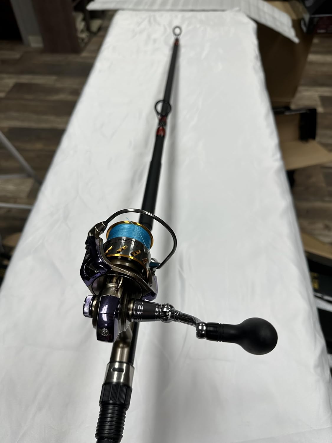 Slock Master Fish Hawk Reel, Designed for The Fish Hawk Blow Gun, 2000 Series Reel with 30lbs of Slick Braided line