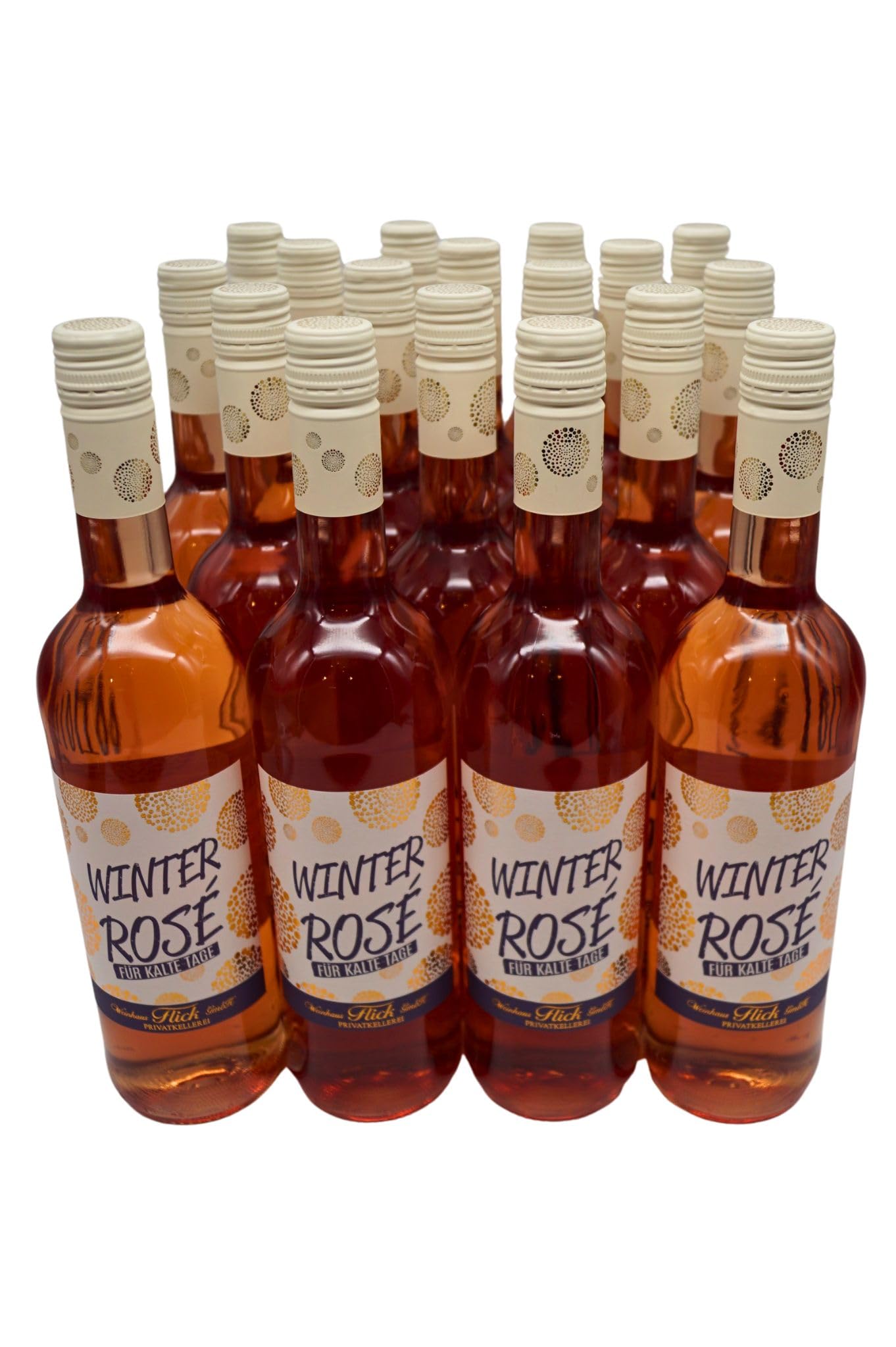 Weinhaus Flick Glühwein Winter Rose 18x0,75L | Der besondere Glühwein für Weihnachten und den Advent!