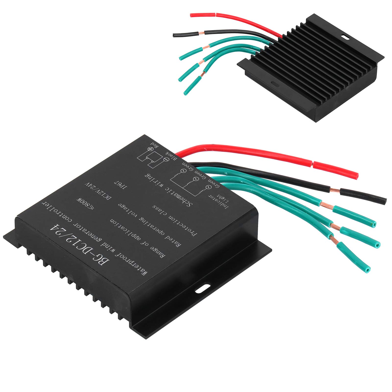 Contrôleur Éolienne Odorkle 800W DC12-24V Étanche IP67 - Gestion Automatique Batterie