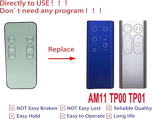 Miniatura 3 de Mando a distancia de repuesto para purificador de aire Dyson AM11 TP00 TP01 965824-07 Pure Cool Link