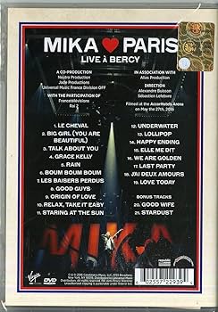Amazon.co.jp: Mika Love Paris: Live a Bercy / [DVD] : DVD